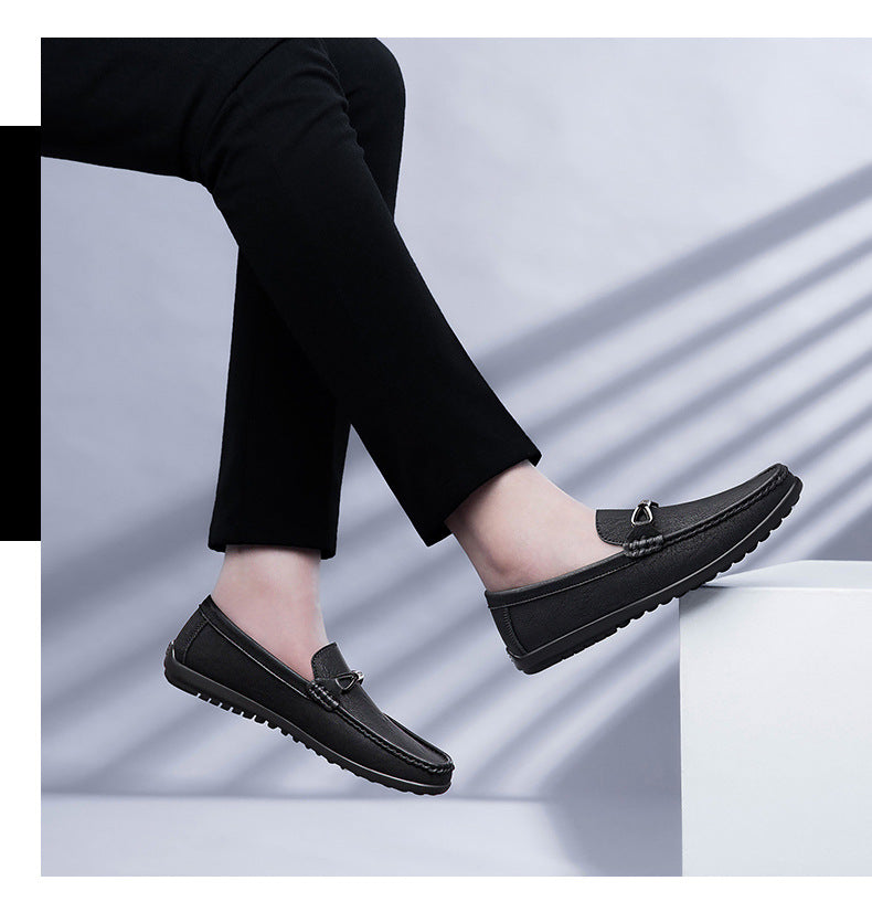 Men's Flat Leather Fashion Casual Shoes