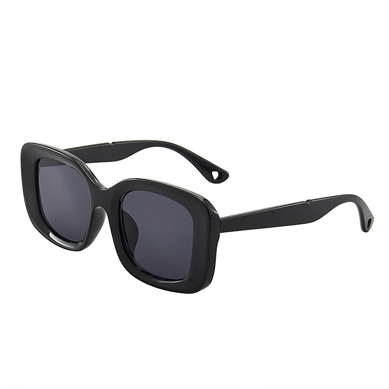 Lunettes de soleil carrées grand format pour hommes et femmes