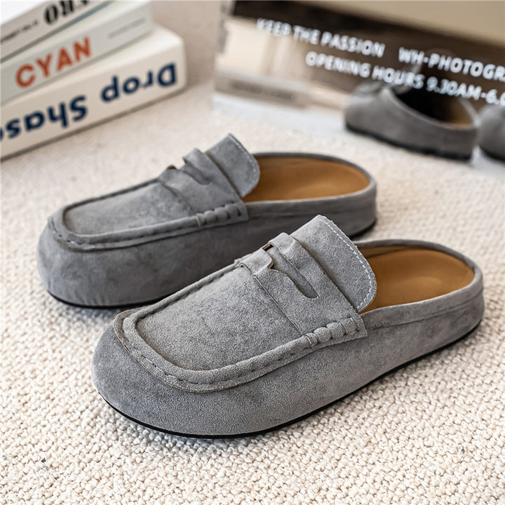 Retro Comfortable Suede Casual Mules Fashion