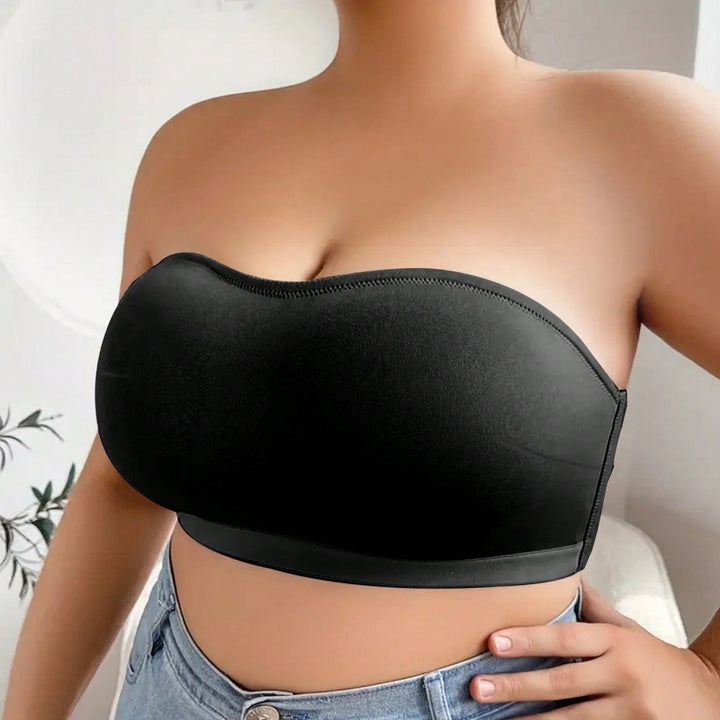 Soutien-gorge fin, sans bretelles, à fermeture latérale, sans armatures et ultra-confortable