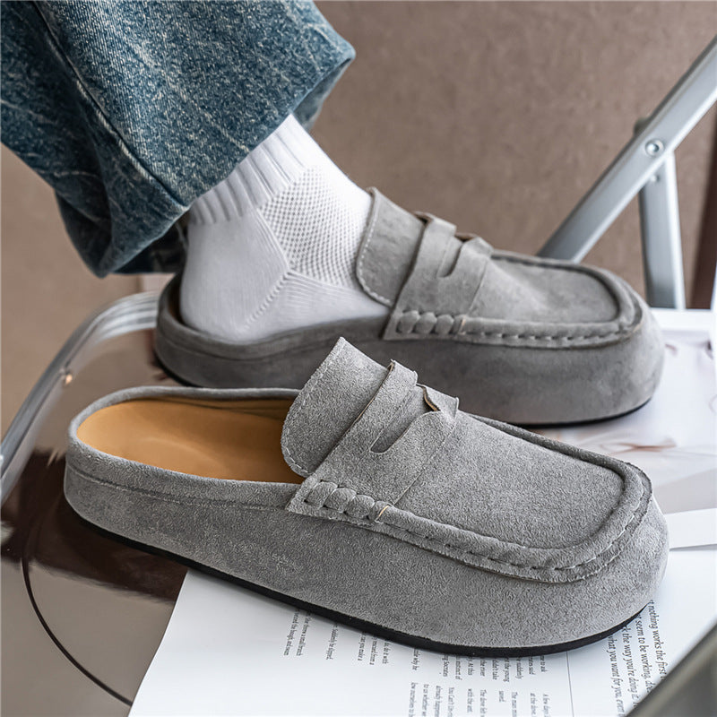 Retro Comfortable Suede Casual Mules Fashion