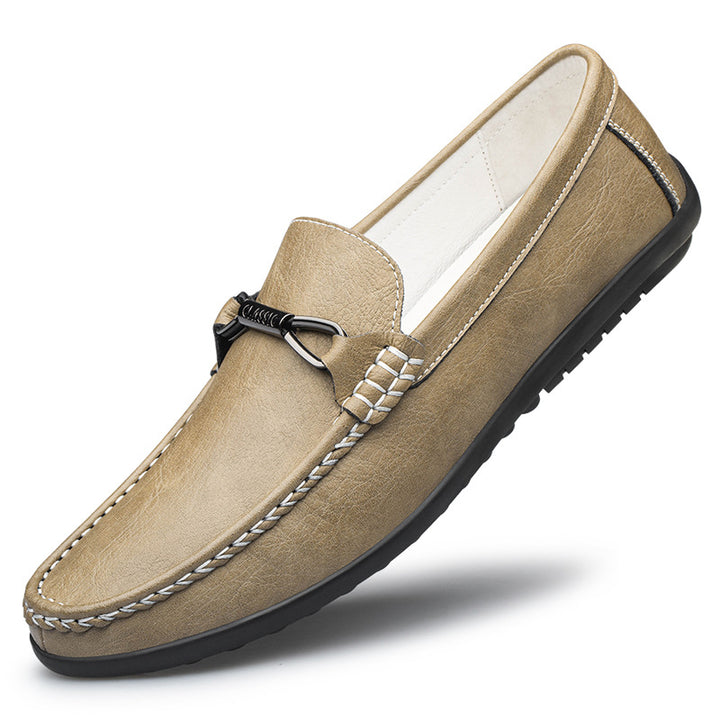 Men's Flat Leather Fashion Casual Shoes