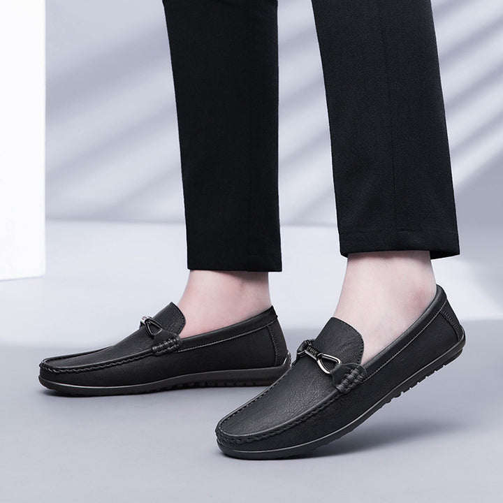 Men's Flat Leather Fashion Casual Shoes