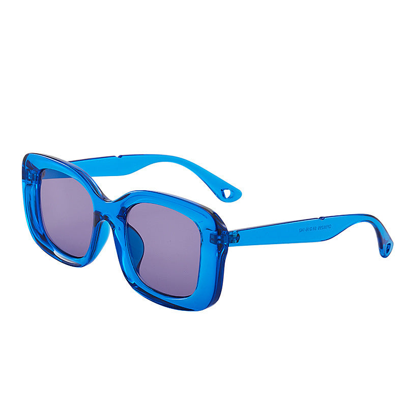 Lunettes de soleil carrées grand format pour hommes et femmes