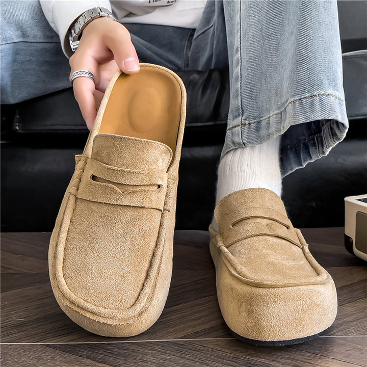 Retro Comfortable Suede Casual Mules Fashion