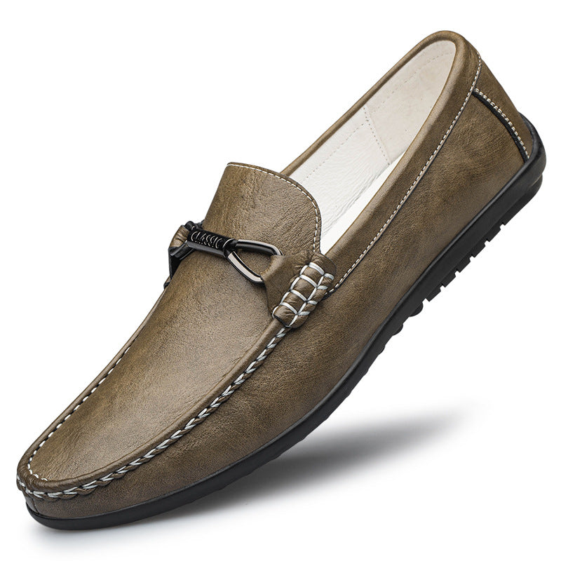 Men's Flat Leather Fashion Casual Shoes