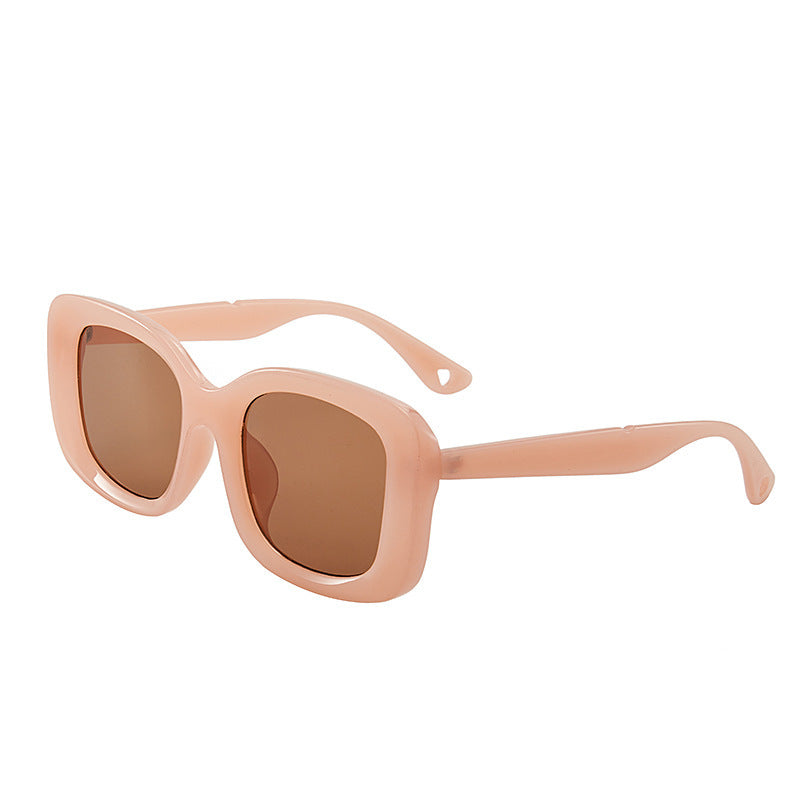 Lunettes de soleil carrées grand format pour hommes et femmes