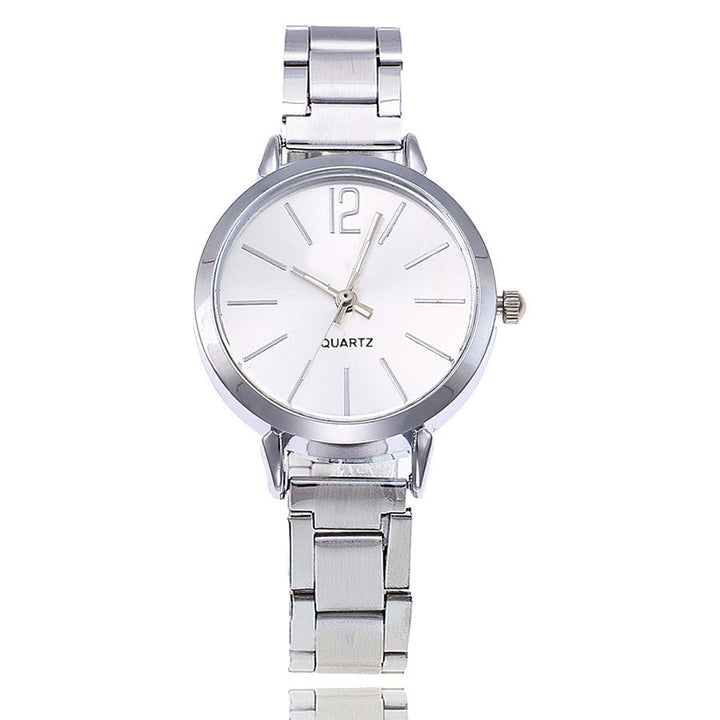 Alloy large digital watch with quartz movement and Geneva design
