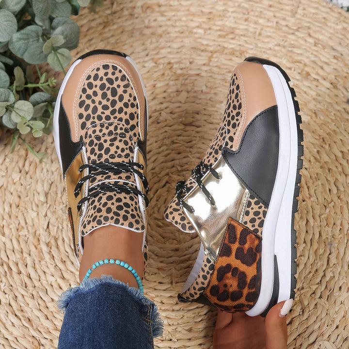 Sporty Colorblock Casual Women's Single-Layer Shoes