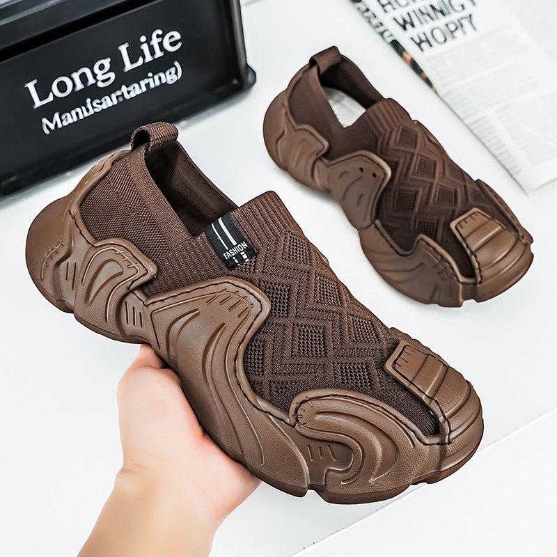 Versatile Comfortable Chunky-soled Shoes Mens