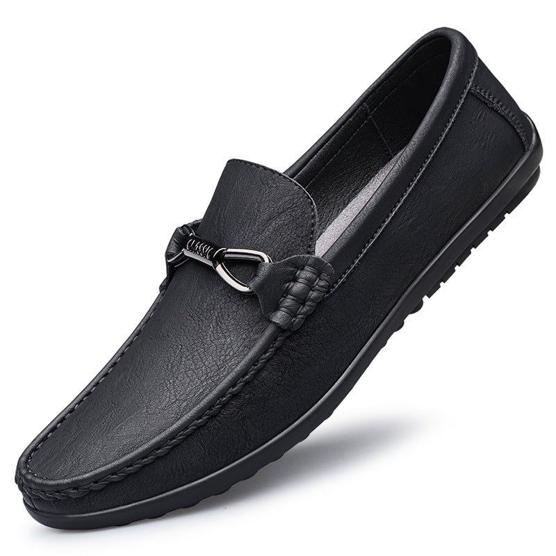 Men's Flat Leather Fashion Casual Shoes