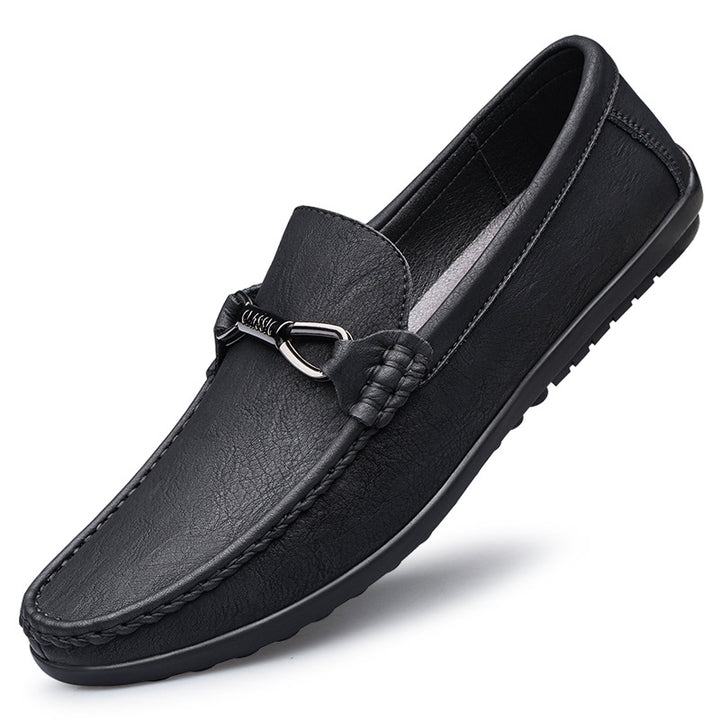 Men's Flat Leather Fashion Casual Shoes