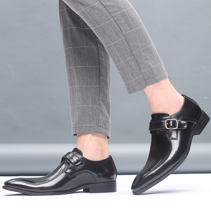 Business-casual Formal Mens Leather Shoes