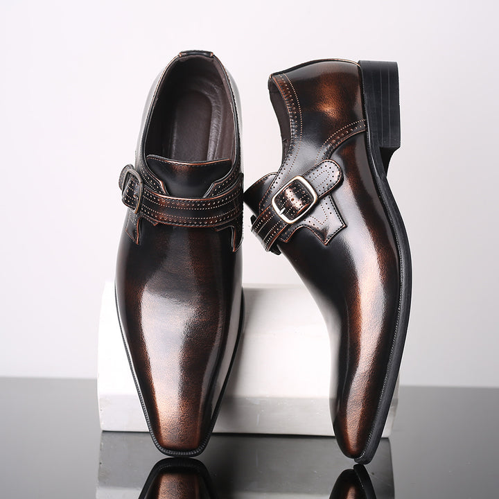Business-casual Formal Mens Leather Shoes