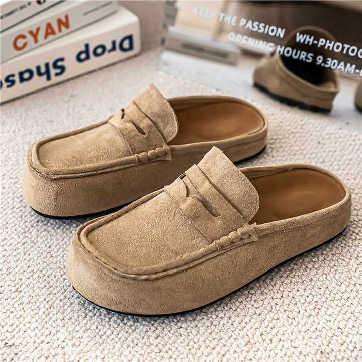 Retro Comfortable Suede Casual Mules Fashion